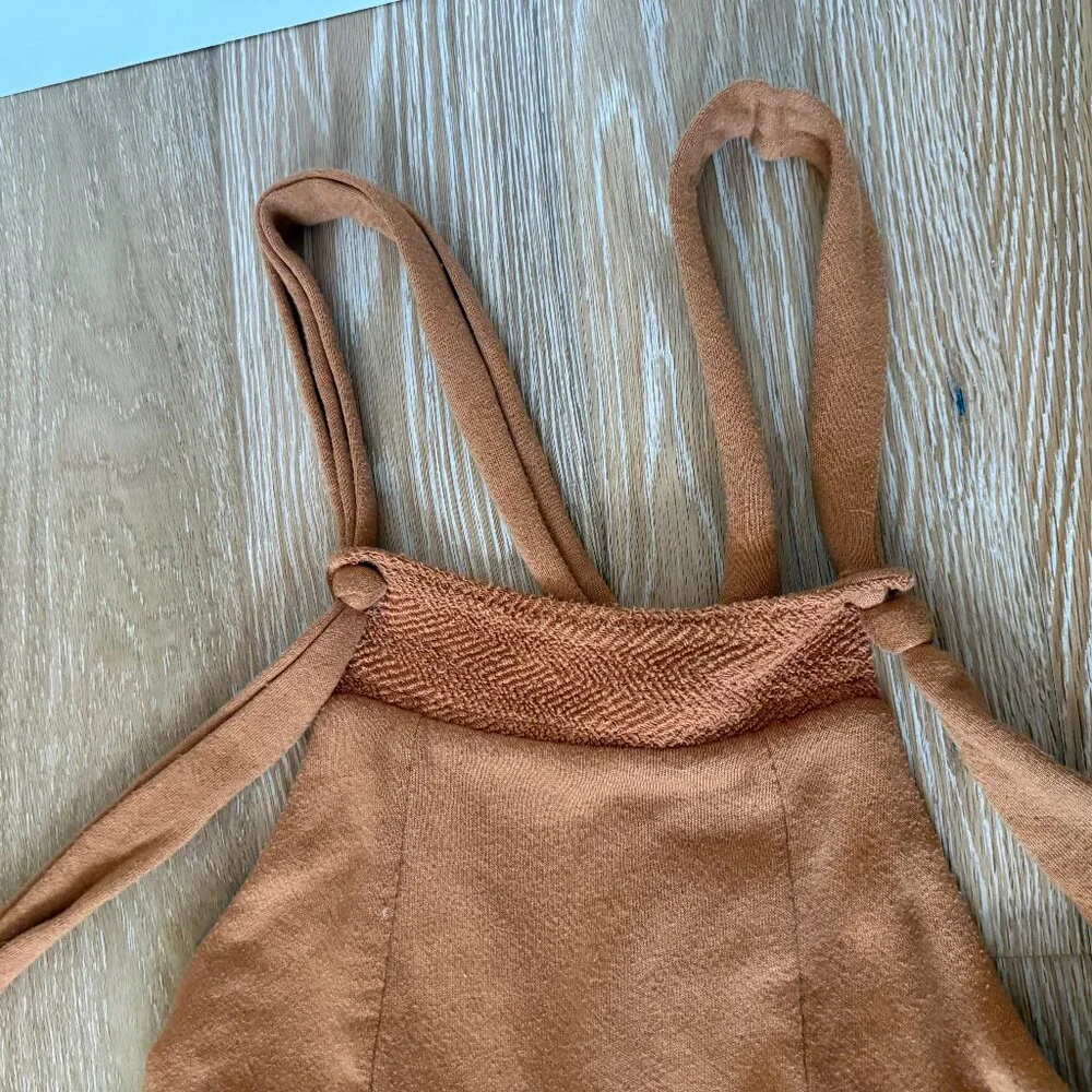 Bucket List - Burnt Orange/Rust Wide Leg Jumpsuit - Size S - Picture 7 of 9